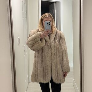 Genuine Fox Fur Coat